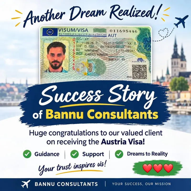 Another client with an Austrian student visa